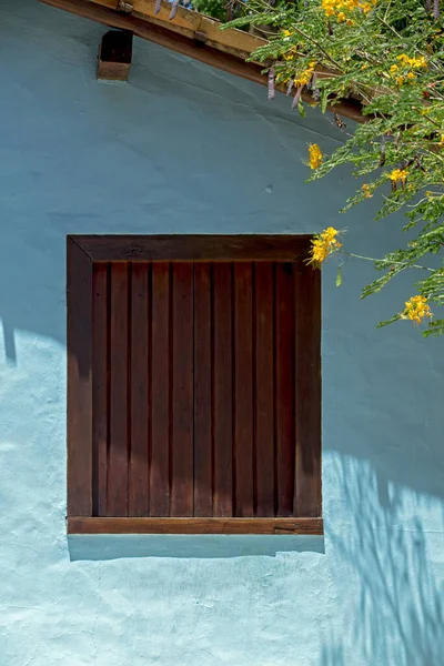 Fachada Colorida Casas Quadrado Famoso Porto Seguro Bahia Brasil — Fotografia de Stock