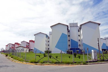 Düşük maliyetli apartman dairesi. Sao Paulo Eyaleti, Brezilya