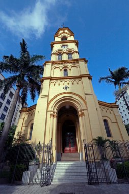 Santa Cecilia Kilisesi, müzisyenlerin koruyucu azizi, 1901 'de Brezilya' nın Sao Paulo şehrinde inşa edildi.