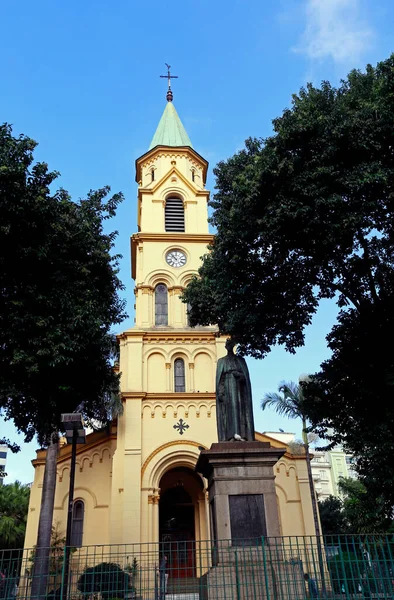 Santa Cecilia Templom Zenészek Védőszentje 1901 Ben Épült Sao Paulo — Stock Fotó