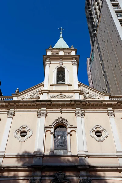 Kerk Van Sint Antonius Oudste Het Centrum Van Sao Paulo — Stockfoto