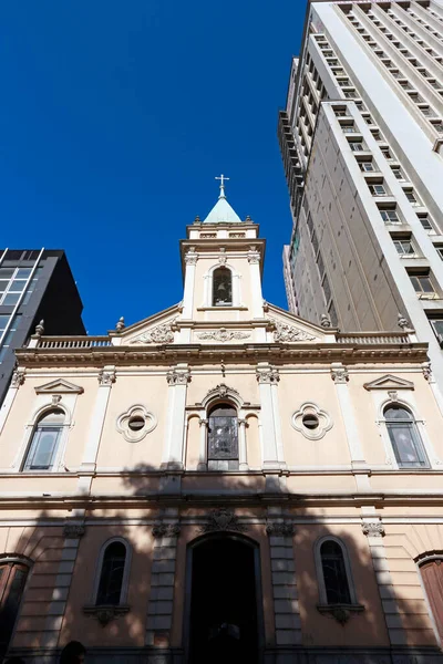 Kerk Van Sint Antonius Oudste Het Centrum Van Sao Paulo — Stockfoto
