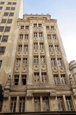 Şehir merkezindeki Sao Paulo 'nun eski binası. Brezilya