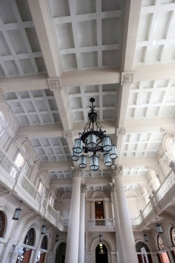 Sao Paulo 'nun önemli ve tarihi tren istasyonu Luz İstasyonu' nun inşaatının detayları.