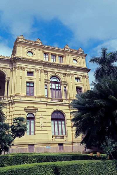 Πρόσοψη Του Μουσείου Ipiranga Μουσείο Paulista Που Δημιουργήθηκε 1895 Ορόσημο — Φωτογραφία Αρχείου