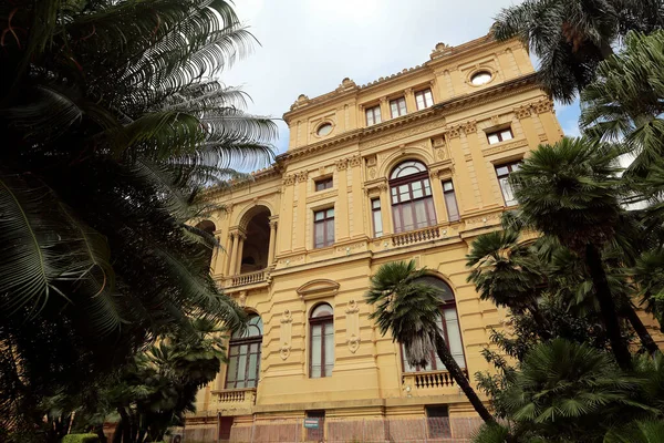 Fasada Muzeum Ipiranga Czyli Paulista Museum Powstała 1895 Roku Jako — Zdjęcie stockowe