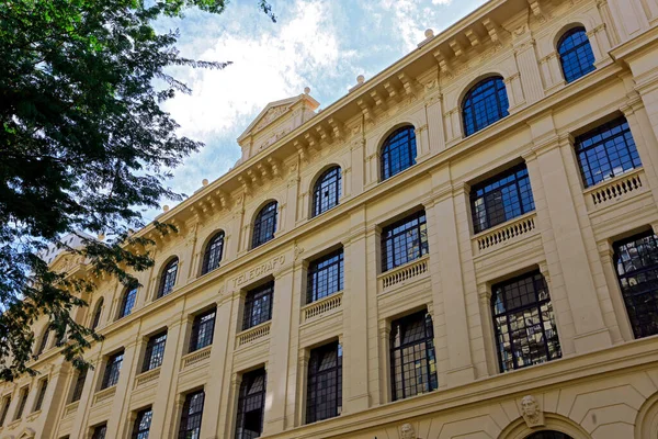 Facade Old Building Palacio Dos Correios Former Central Agency Post — Stock Photo, Image