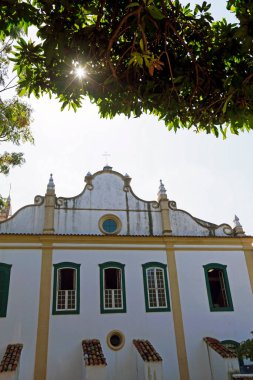 Latin Amerika 'da türünün en önemli örneklerinden biri olan Sao Paulo Kutsal Sanat Müzesi' nin koloni tarzı binası. Brezilya