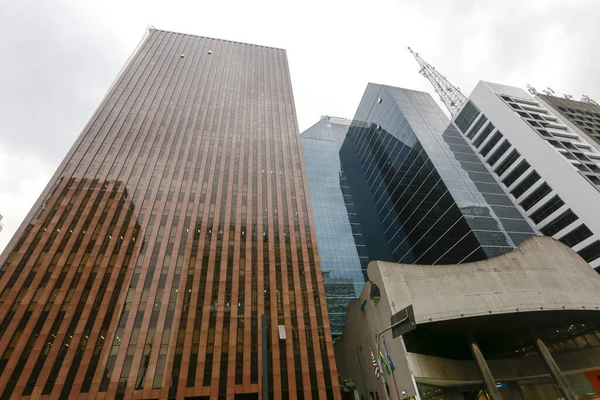 Edificio Moderno Avenida Paulista Sao Paulo Brasil — Foto de Stock