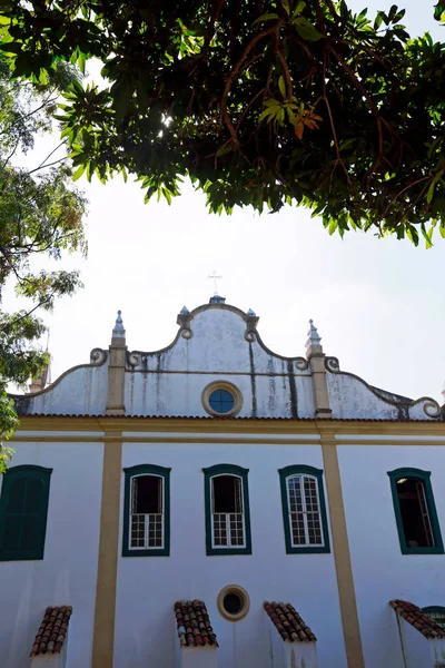 Building Colonial Style Sacred Art Museum Sao Paulo Seen One — Stock Photo, Image