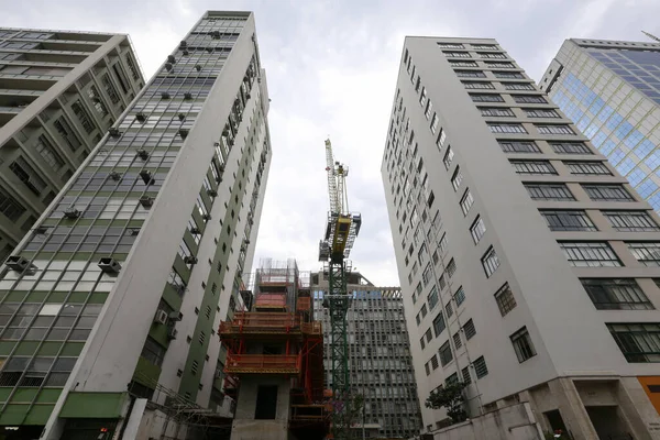 Paulista Bulvarı, Sao Paulo, Brezilya 'da inşaat