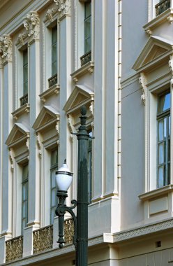 Şehir merkezindeki Sao Paulo 'nun eski binası. Brezilya