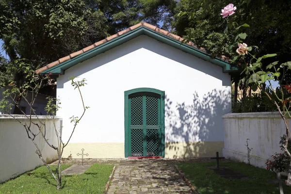 Garden View Monastery Light One Last Examples Colonial Architecture Sao — Stock Photo, Image