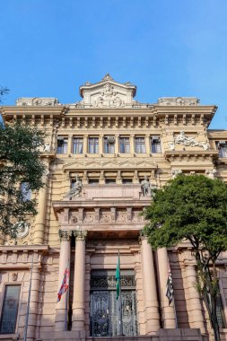 Sao Paulo Eyaleti Adalet Divanı'nın merkezi olan Eski Bina Adalet Sarayı. Brezilya