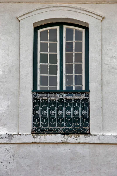 Windows 観光町のイグアペの植民地時代の教会の聖体 Bom イエス イグアペの聖域のカウンターの詳細 サンパウロ ブラジル — ストック写真