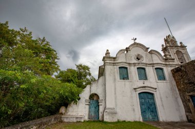 Manastır ve kilise of Our Lady of 18. yüzyılın ilk on yıl içinde inşa anlayışı. Itanhaem, Sao Paulo devlet, Brezilya