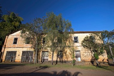 20. yüzyılın başında Rio claro, sp, Horto Florestal de Rio Claro, Brezilya - 09 Temmuz 2016 - mimari kompleks inşa