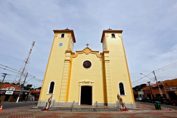 Guararema Brasil Novembro 2017 Fachada Espírito Santo Fachada Igreja São — Fotografia de Stock