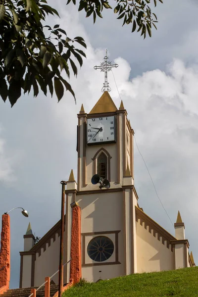 Eski Kilise Çan Kulesi Brezilya — Stok fotoğraf