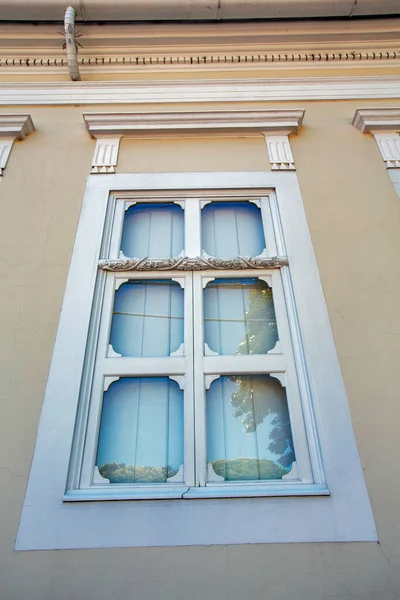 Деталь Окна Старой Резиденции Исторического Бразильского Города Иту Штат Сао — стоковое фото
