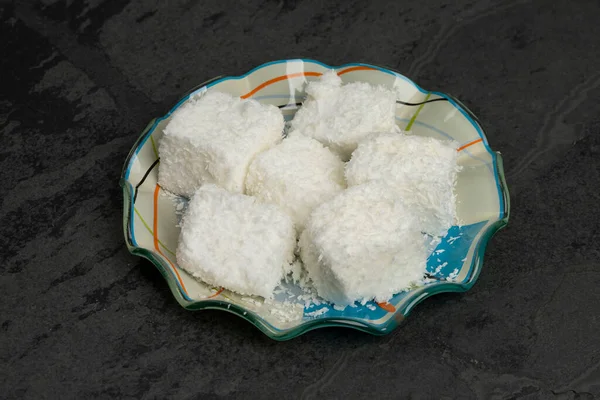 Doce Brasileiro Típico Chamado Maria Toupeira Uma Espécie Marshmallow Mais — Fotografia de Stock