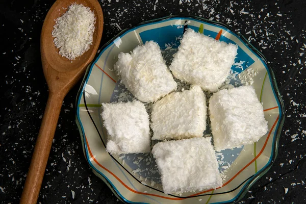 Doce Brasileiro Típico Chamado Maria Toupeira Uma Espécie Marshmallow Mais — Fotografia de Stock