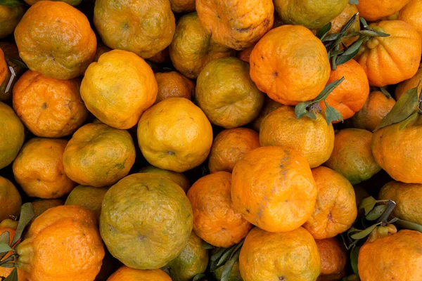 Кучка Мандаринского Апельсина Открытом Рынке Бразилия — стоковое фото