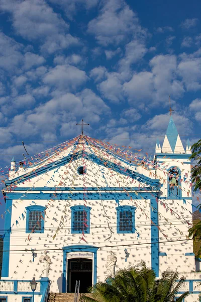 Chiesa Nossa Senhora Dajuda Ilha Bela Costa Nord San Paolo — Foto Stock