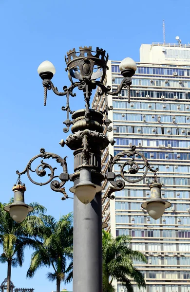 Gatlykta Symbol För Sao Paulo Brasilien Installerad Början Nittonhundratalet — Stockfoto
