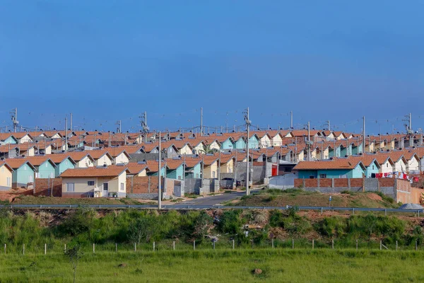 Residential Set Low Income Workers Countryside Brazil — Stock Photo, Image
