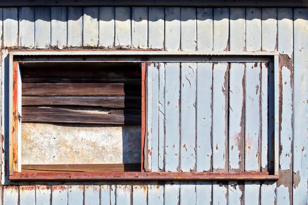 Closeup Outer Wall Old Abandoned Train Wagon — Stock Photo, Image