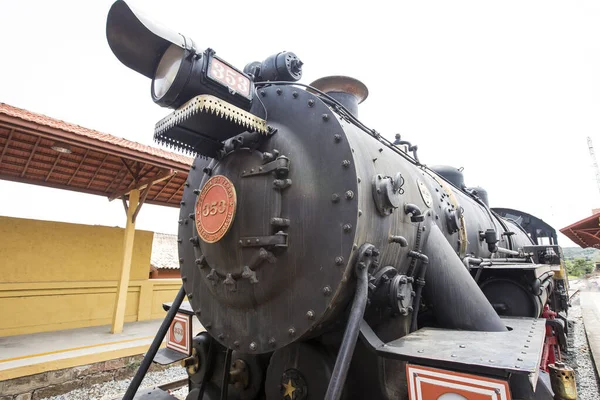 Velho Trem Vapor Passeio Turístico Cidade Guararema Estado São Paulo — Fotografia de Stock