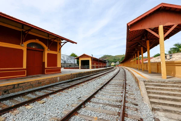 Old Train Station Typical Railways Southern Brazil City Guararema Sao — Stock Photo, Image