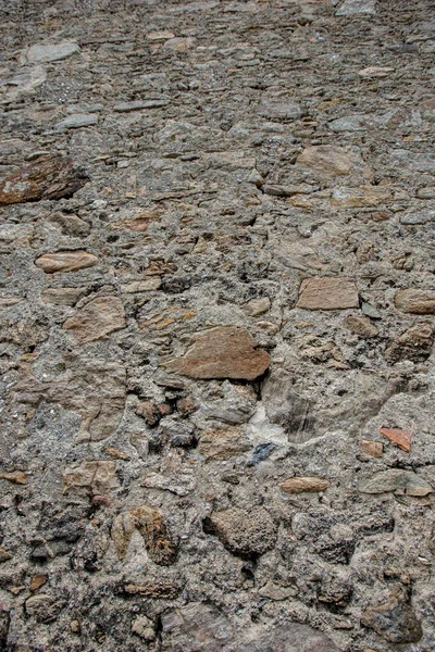 Fondo Detalle Pared Centenaria Piedra Conchas Moluscos Aceite Ballena —  Fotos de Stock