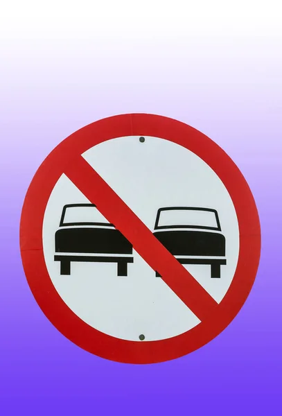 Заборонений Обійти Дорожній Знак Сан Паулу Бразилія — стокове фото