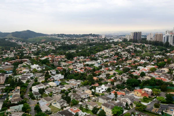 Vista Aérea Cidade Alphaville Barueri Saopaulo Brasil Dia Ensolarado — Fotografia de Stock