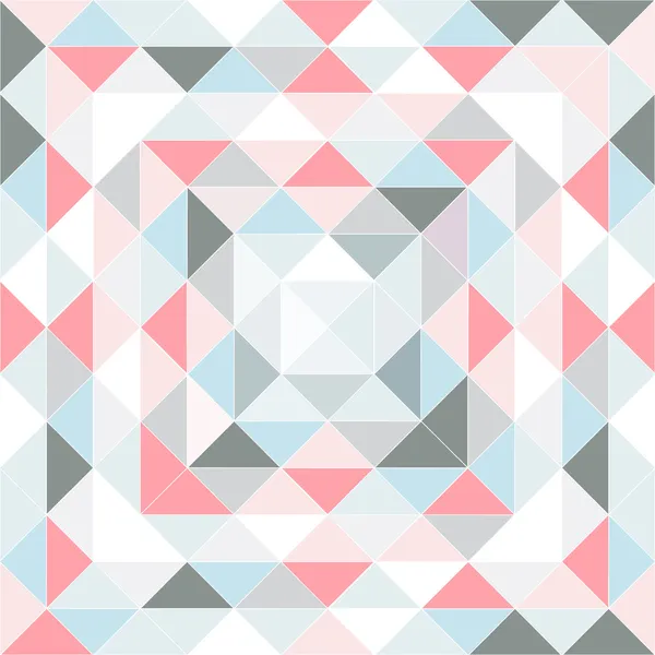 Retro pattern of geometric shapes pastel — Stock Vector