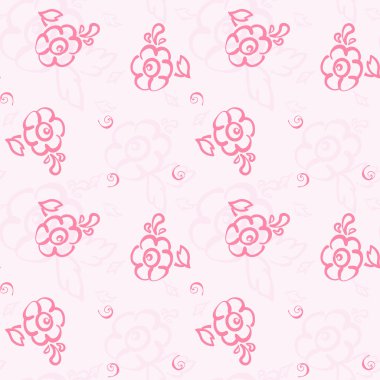 Dikişsiz çiçek model