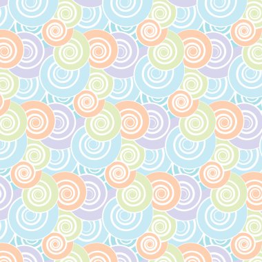 Dekoratif renkli swirl desen arka plan