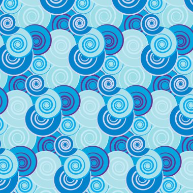 Dekoratif renkli swirl desen arka plan