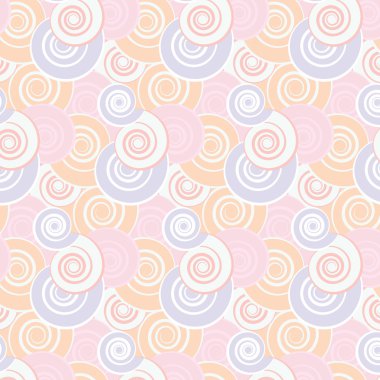 Dekoratif renkli swirl desen arka plan