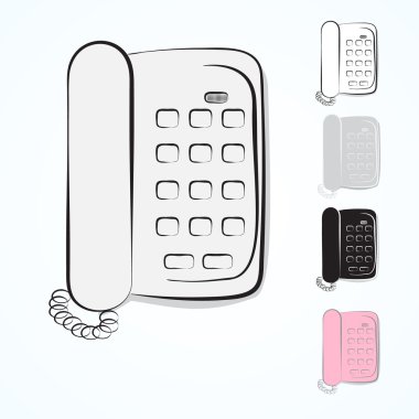 Retro telefon. 