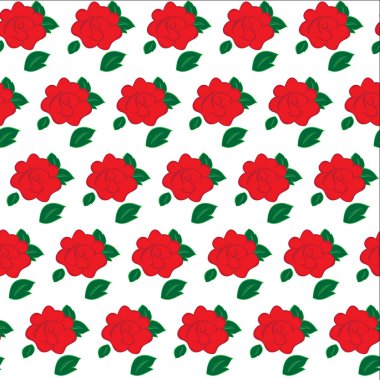 Dikişsiz desen çiçek gül