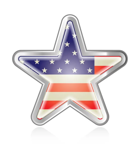 America Star — Stock Vector