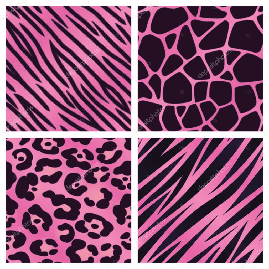 Pink Animal Print Collection Stock Vector Image by ©AvelKrieg #24789657 Pink Animal Print Collection Stock Vector Image by ©AvelKrieg #24789657