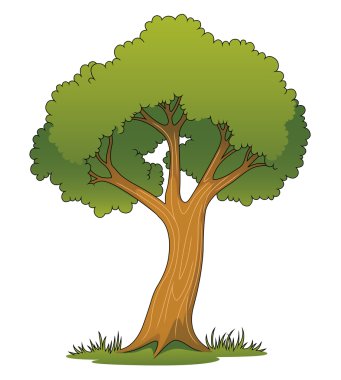 karikatür ağaç