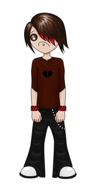 emo çocuk