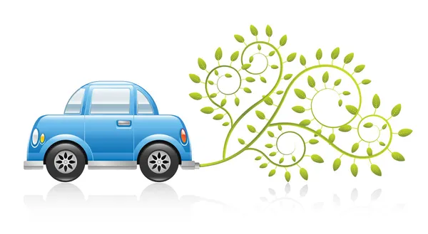 Eco Car — Stock Vector