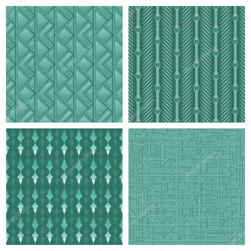 Elegant Teal Pattern Collection