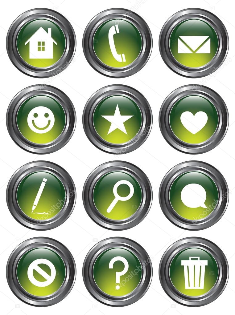 Green Action Buttons
